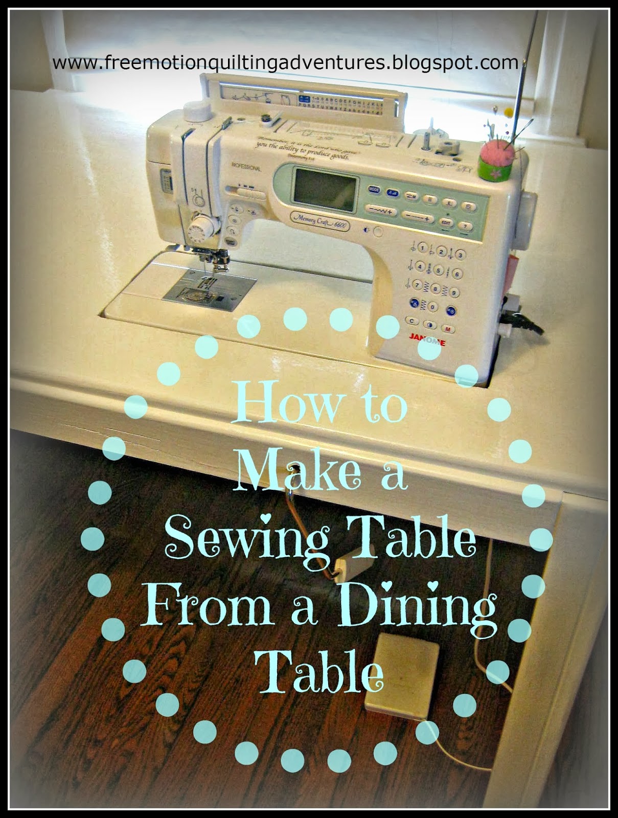 diy sewing machine table plans